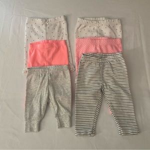 Six Pairs of Just For You Carters Baby Bottoms